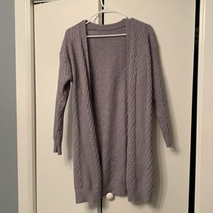 Medium oversized gray cardigan